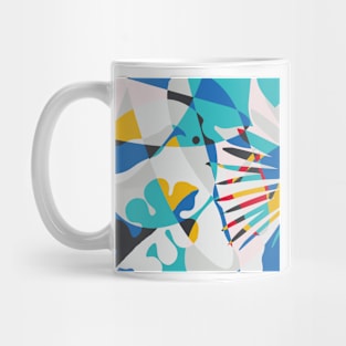 Abstract nature jungle palm Mug